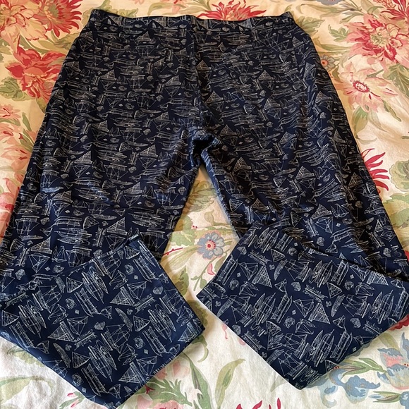 Vintage RALPH LAUREN Size 16 Stretch 5-Pkt Boat Sailing Yacht Graphic Preppy NEW - Picture 6 of 16